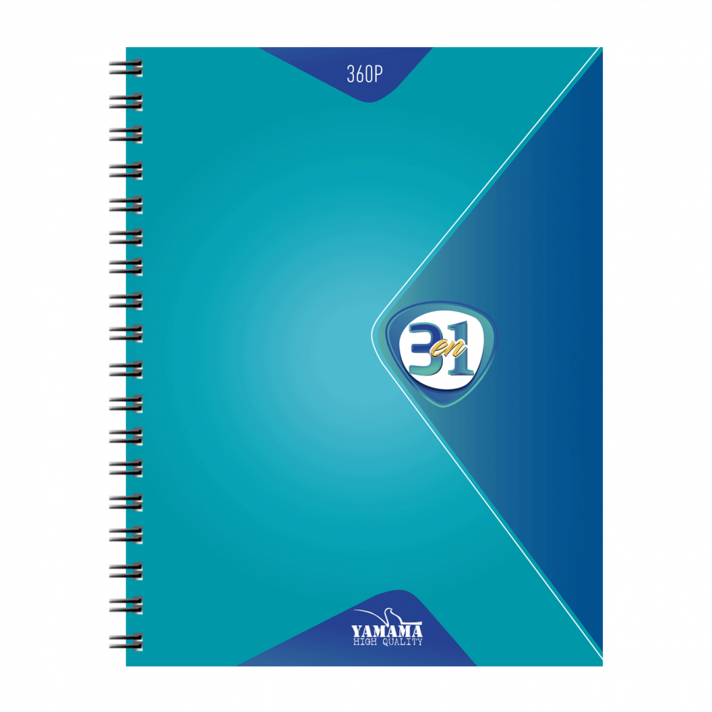 Cahier Wiro Multi-matière 360P PF CP UNI 80G 3en1 – Image 2